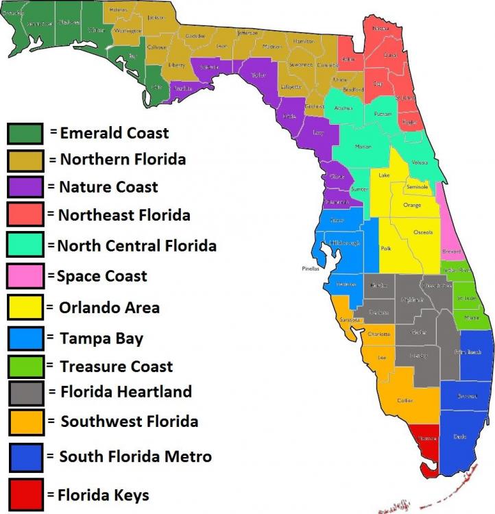 Where is Central Florida ? - WEATHER / CLIMATE - PalmTalk