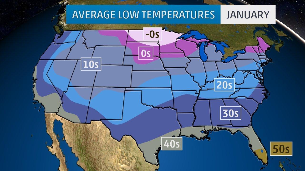 January OutLook for USA - WEATHER / CLIMATE - PalmTalk