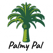 Coconut palm tree iron on patch Coconut palm tree patch Coconut palm t –  MELODYLINEN