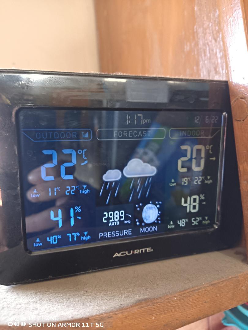 Acurite Color Weather Station with Morning Noon & Night Forecast