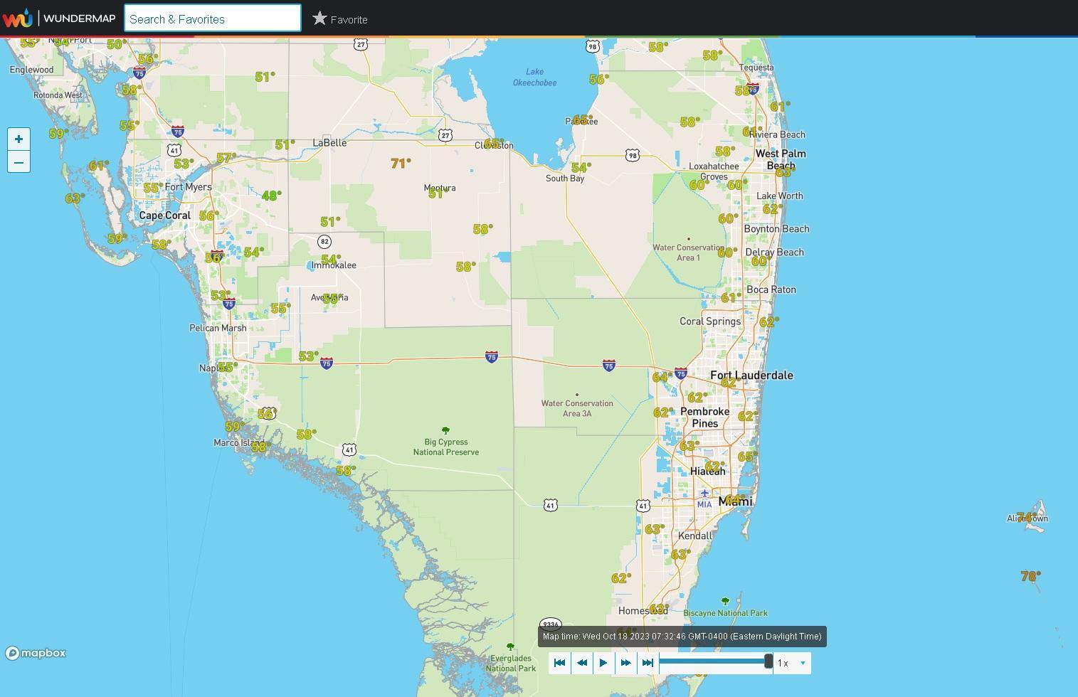 North America Winter 2023 2024 Temperature Screenshots And Data   SOUTH FLORIDA .0750edd964e7c73a239ea85f31de5626 